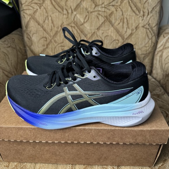 Asics Gel-Kayano 30 Womens 9.5 Shoes Black Running Walking Sneaker Gym 1012B357 - Picture 1 of 9